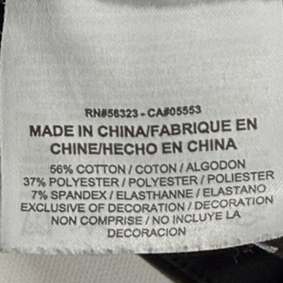 Nike Dri-Fit Golf Pants Women's 8 Black Denim with Stretch - Picture 7 of 8